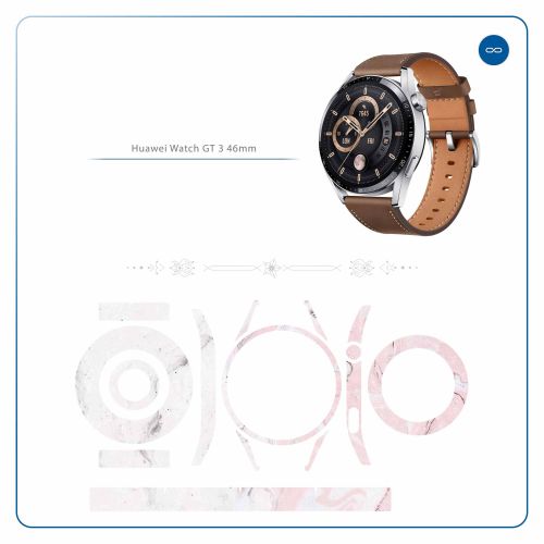 Huawei_Watch GT 3 46mm_Blanco_Pink_Marble_2